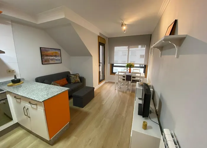 Atico Rey Davina Centro Y Playa Vilagarcia de Arousa